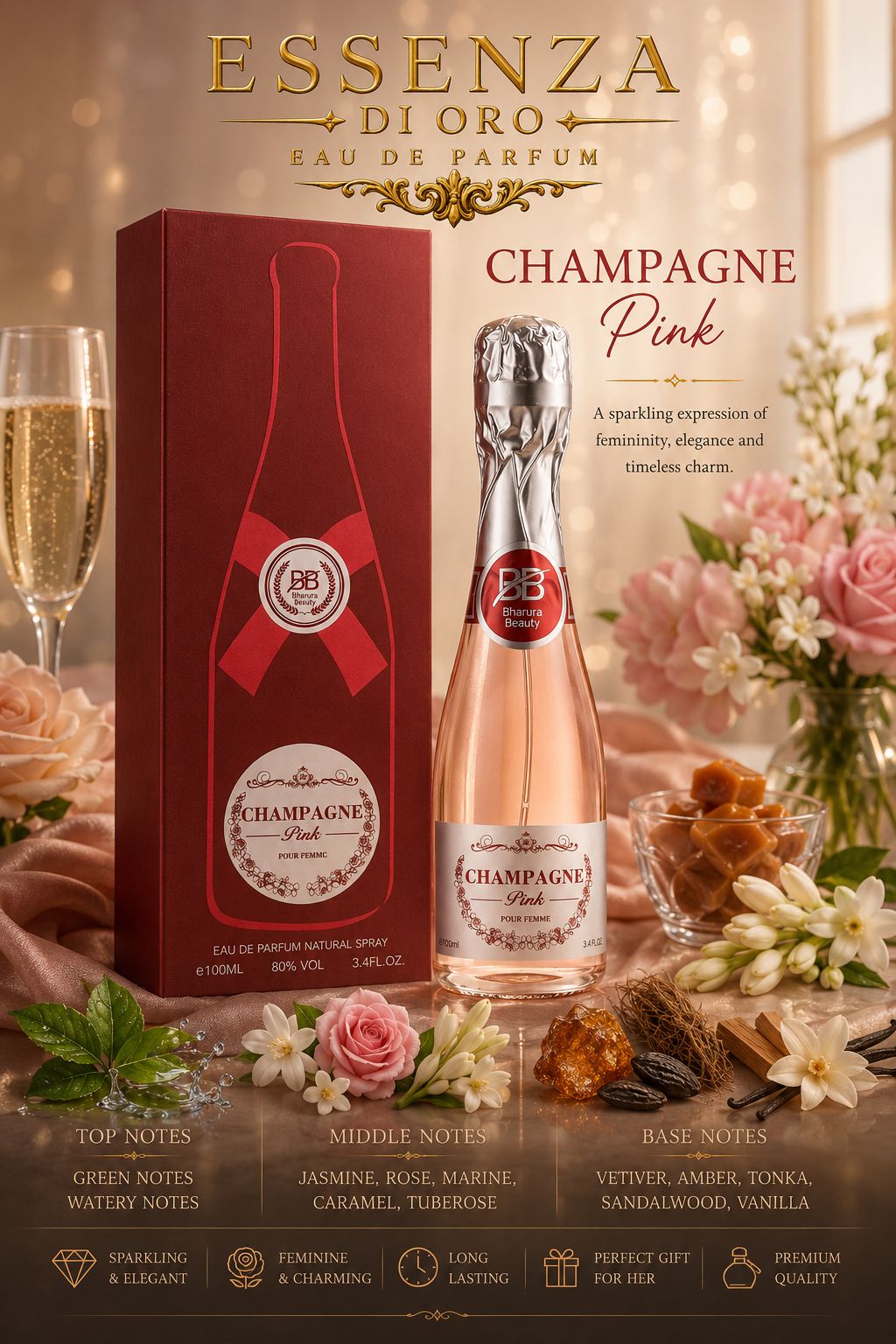 Bharara Beauty Champagne Pink
