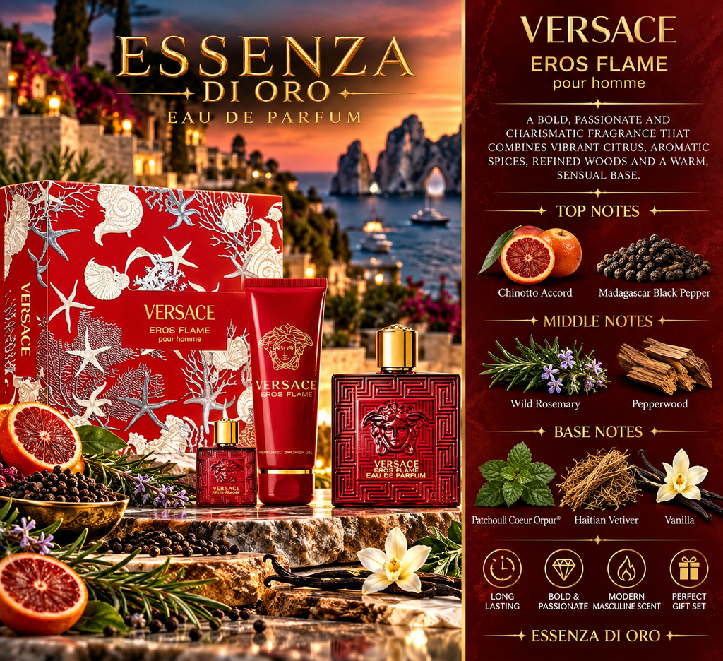 Versace Eros Flame Pour Homme Eau de Parfum Gift Set