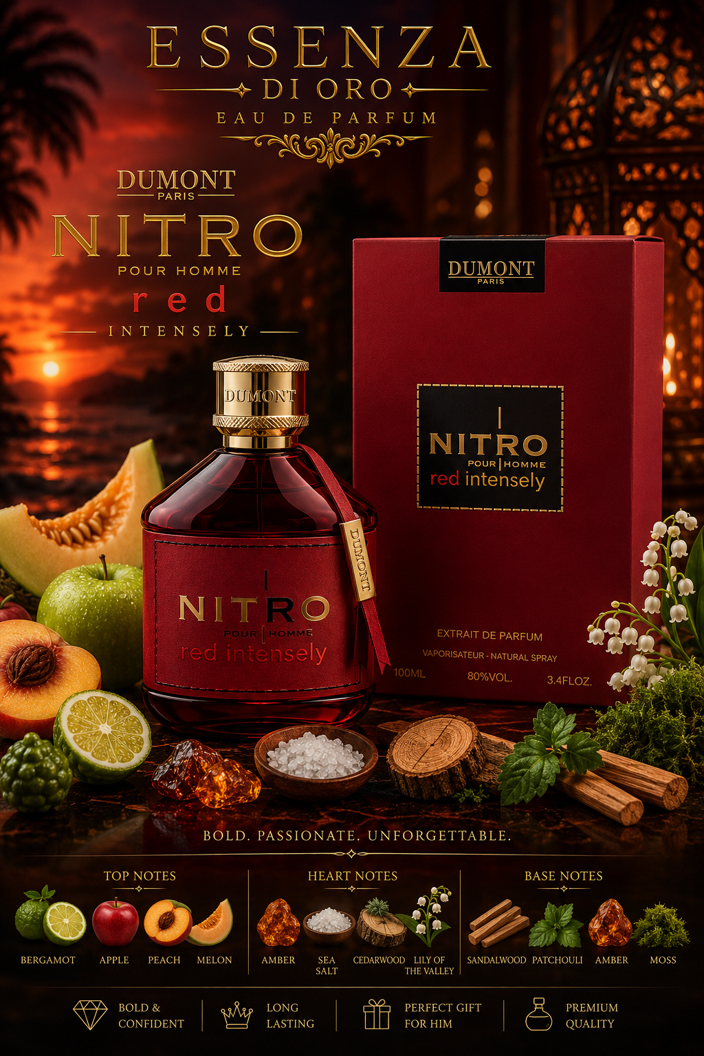 Dumont Nitro Red Intensely