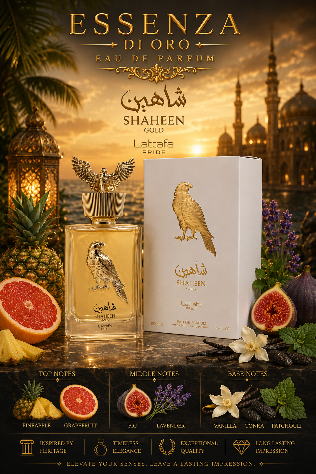 Lattafa Shaheen Gold