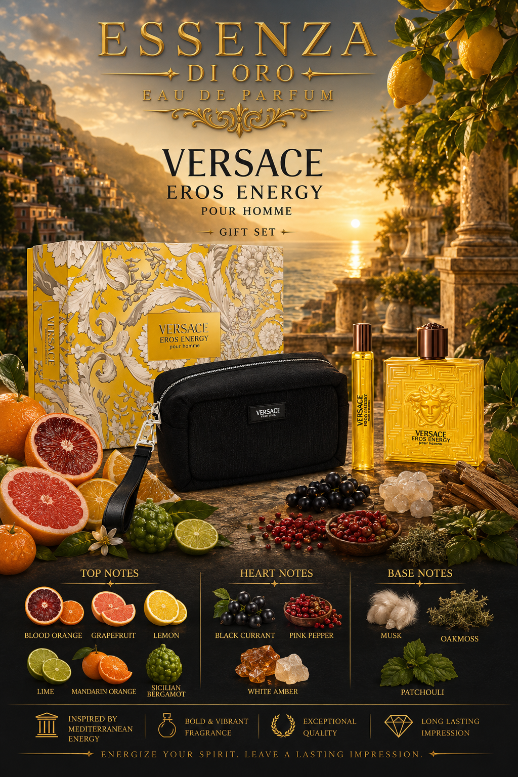 Versace Eros Energy Pour Homme Gift Set