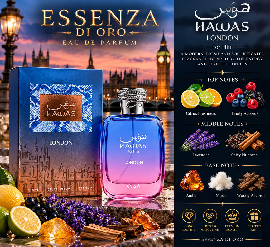 Rasasi Hawas London For Him Eau de Parfum