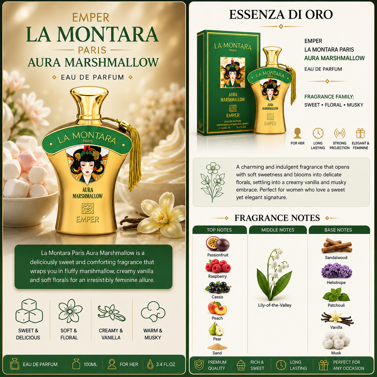 Emper La Montara Paris Aura Marshmallow
