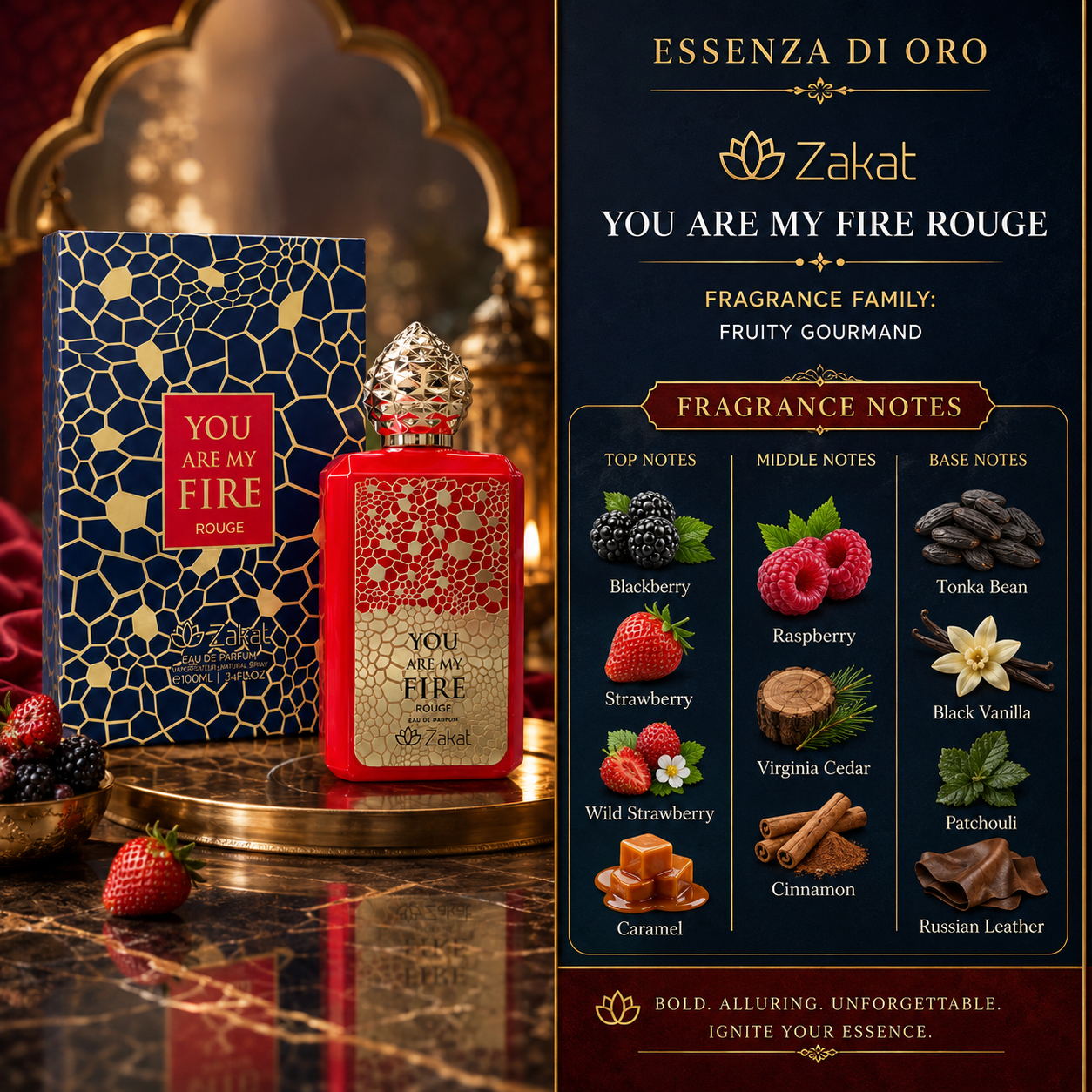 Zakat You Are My Fire Rouge