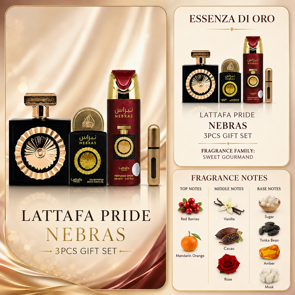 Lattafa Pride Nebras 3PCS Gift Set