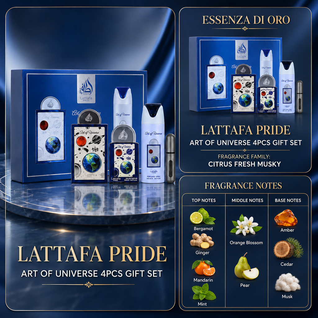 Lattafa Art of Universe 4PCS Gift Set