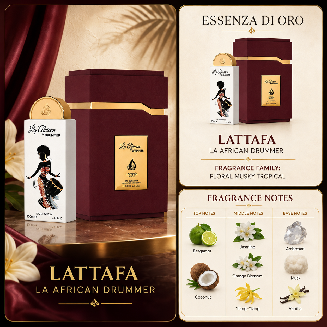 Lattafa La African Drummer