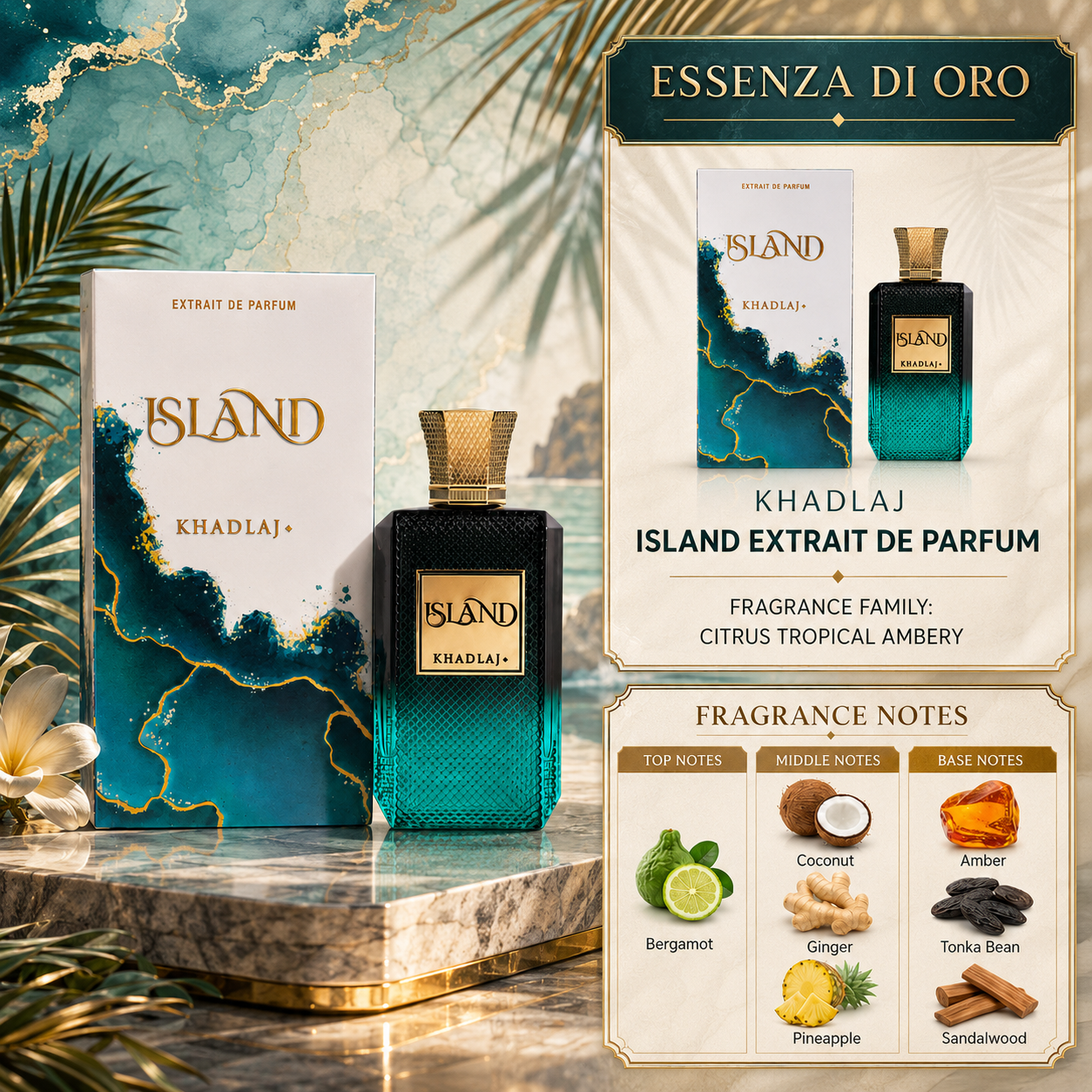Khadlaj Island Extrait de Parfum