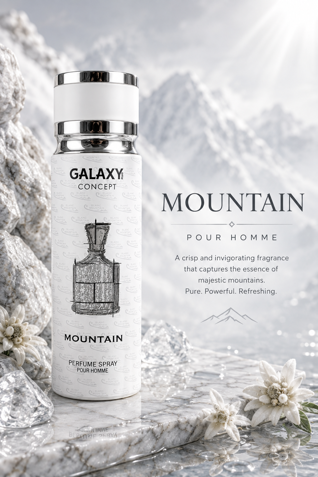 MOUNTAIN POUR HOMME PERFUME SPRAY